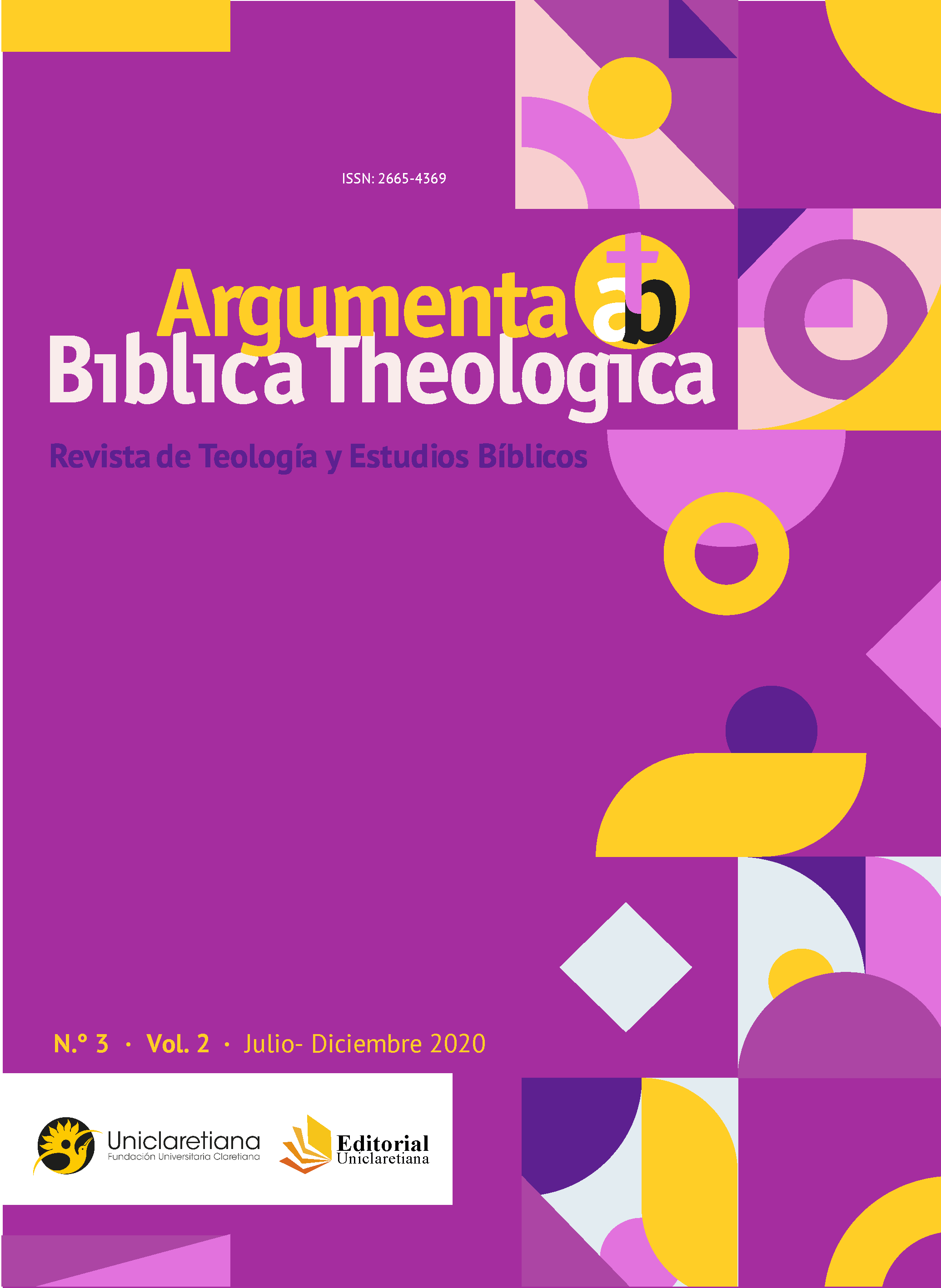 Imagen de la portada de la Revista Argumenta Biblica Theologica número 3